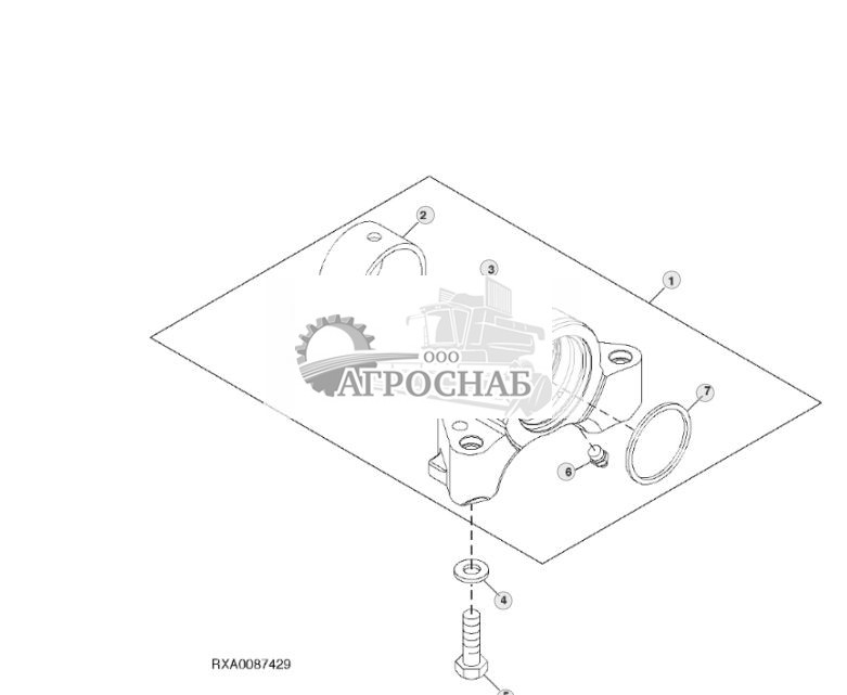 Опора заднего поворотного шкворня переднего моста (1500 MFWD) - ST75238 533.jpg